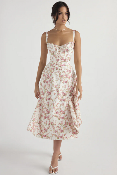 Zavando | Damen Lange Sommerkleid | Midi