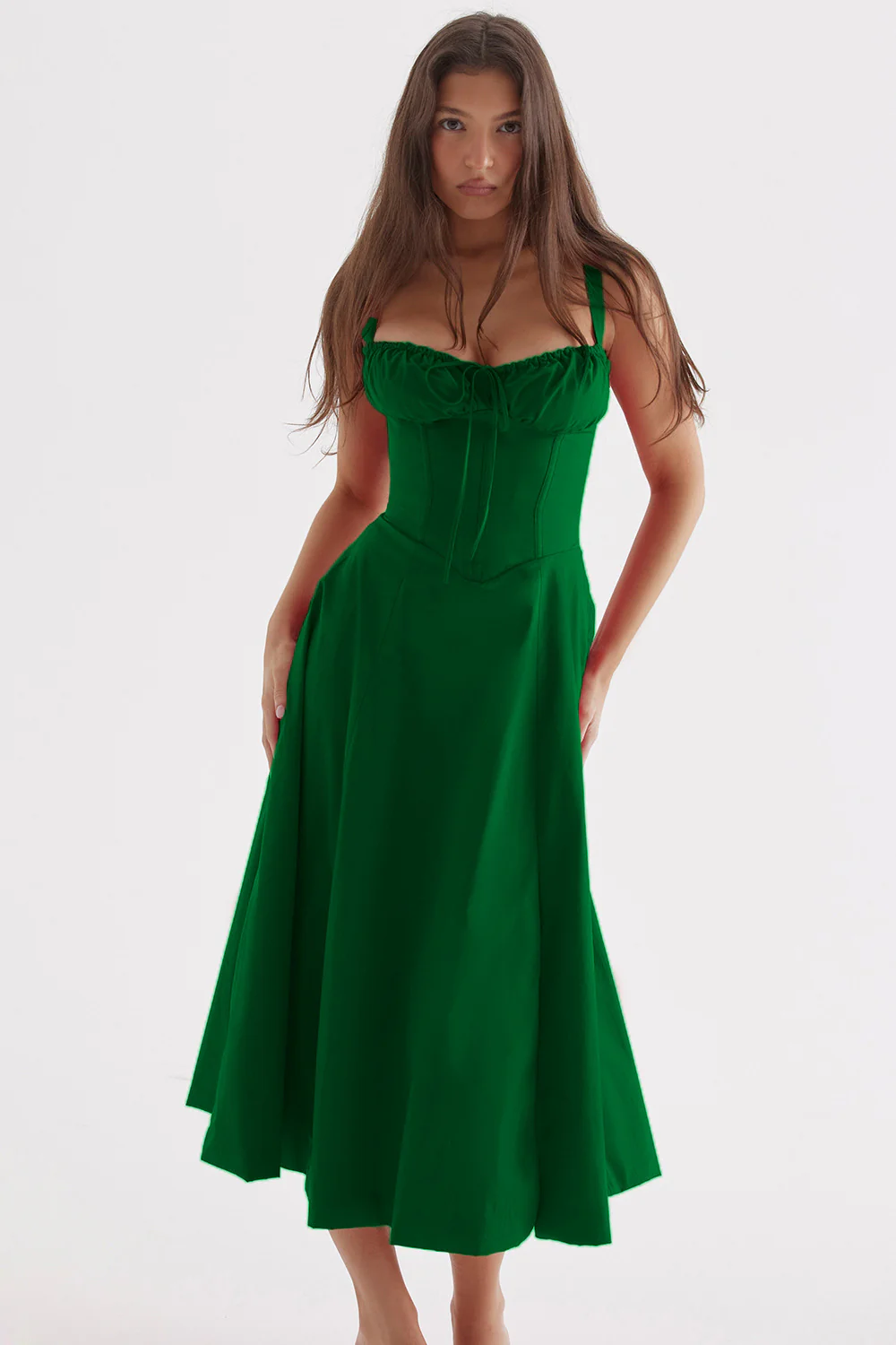 Zavando | Damen Lange Sommerkleid | Midi
