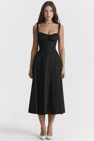 Zavando | Damen Lange Sommerkleid | Midi