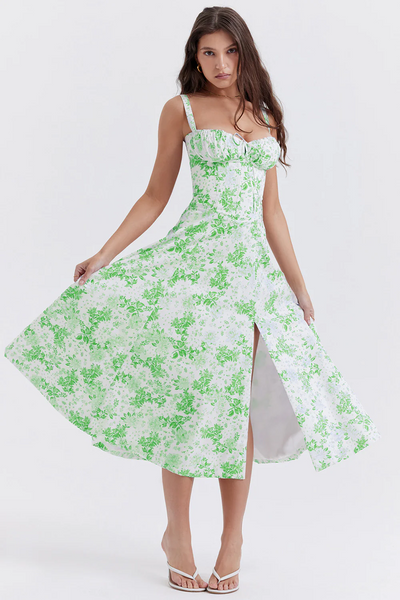 Zavando | Damen Lange Sommerkleid | Midi