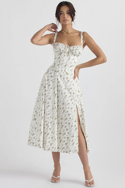 Zavando | Damen Lange Sommerkleid | Midi