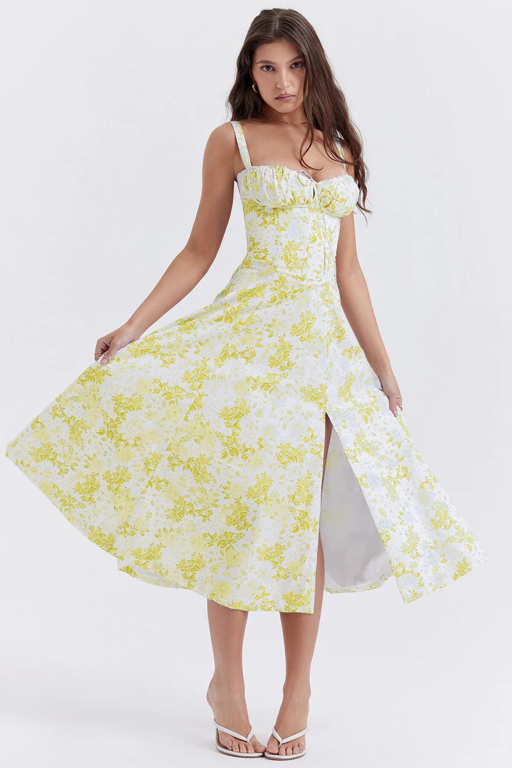 Zavando | Damen Lange Sommerkleid | Midi