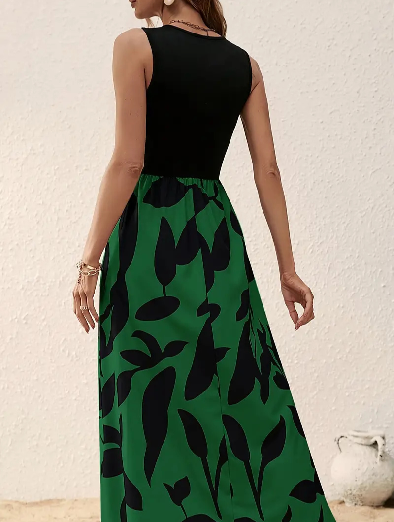 Zavando | Leichte Sommerkleid | Maxi