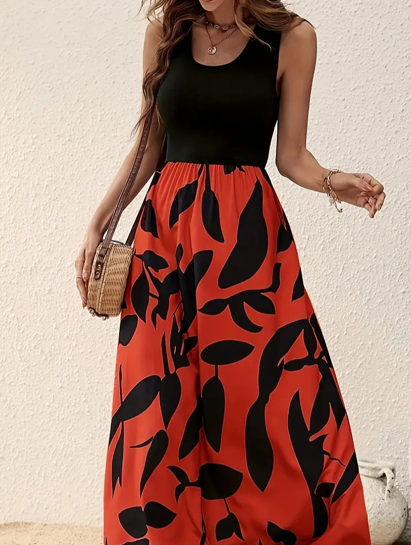 Zavando | Leichte Sommerkleid | Maxi