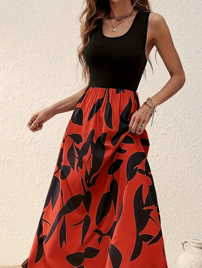 Zavando | Leichte Sommerkleid | Maxi