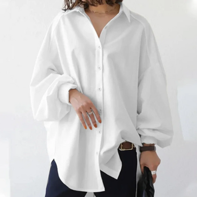 Zavando | Damen Langarm Bluse | Elegant