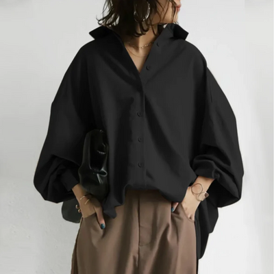 Zavando | Damen Langarm Bluse | Elegant