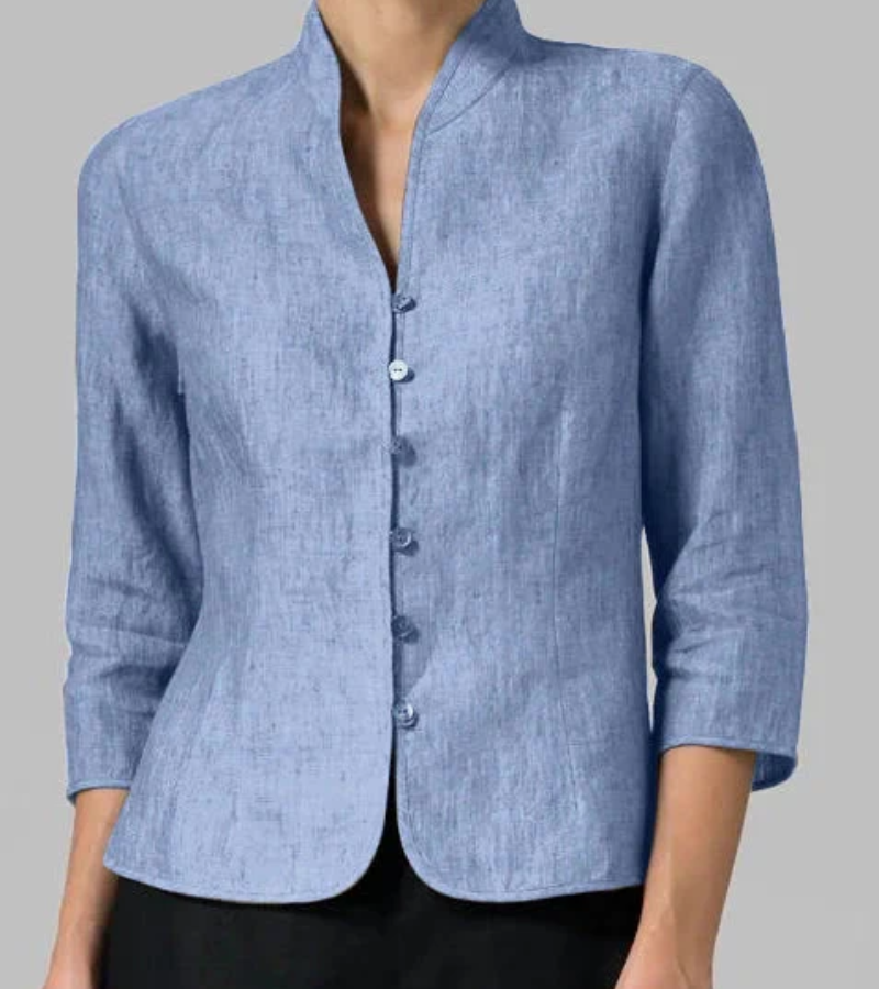 Zavando | Damen Langarm Shirt | Elegant