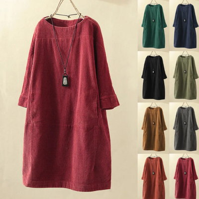 Zavando | Lange Tunika Kleid | Midi