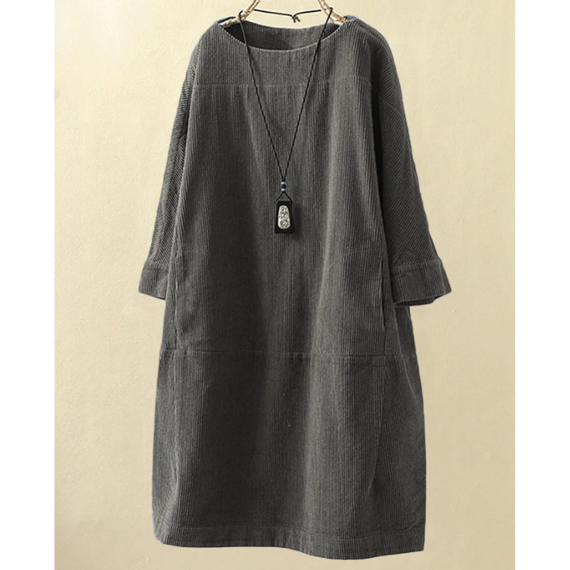 Zavando | Lange Tunika Kleid | Midi