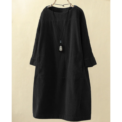 Zavando | Lange Tunika Kleid | Midi