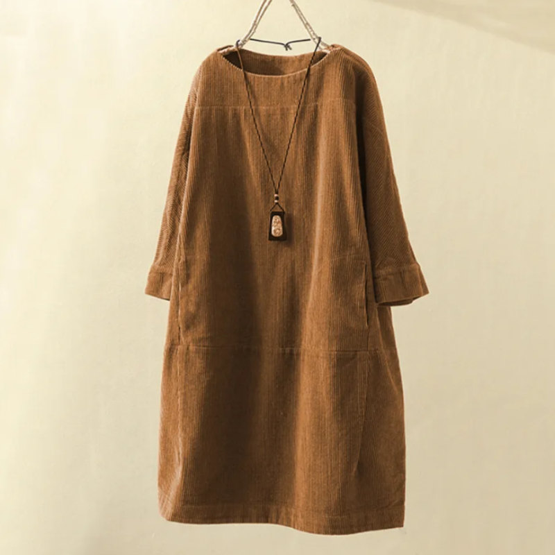 Zavando | Lange Tunika Kleid | Midi