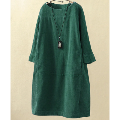 Zavando | Lange Tunika Kleid | Midi