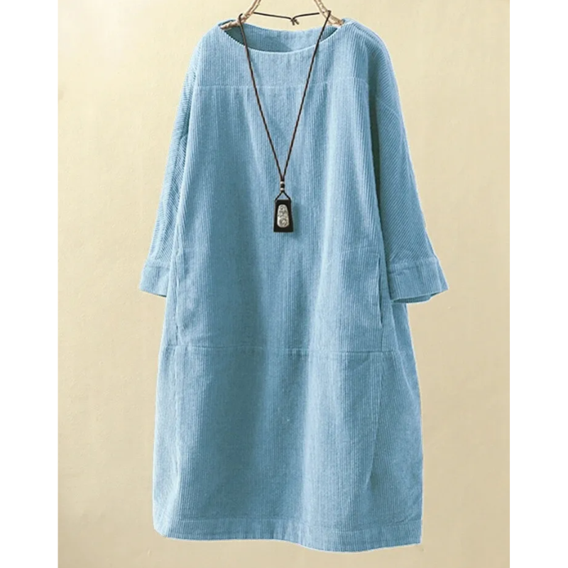 Zavando | Lange Tunika Kleid | Midi
