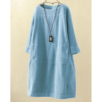 Zavando | Lange Tunika Kleid | Midi