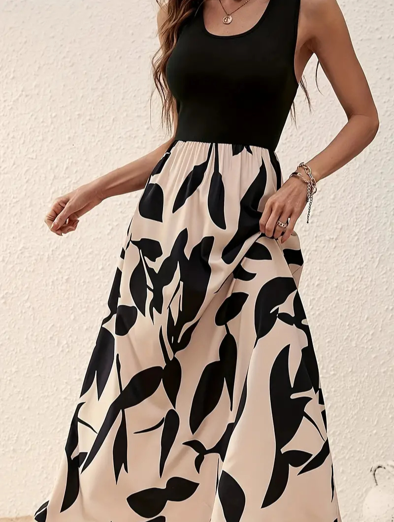 Zavando | Leichte Sommerkleid | Maxi