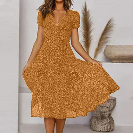 Zavando | Leichte Sommerkleid | Midi