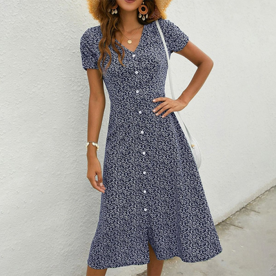 Zavando | Luftiges Sommerkleid | Midi