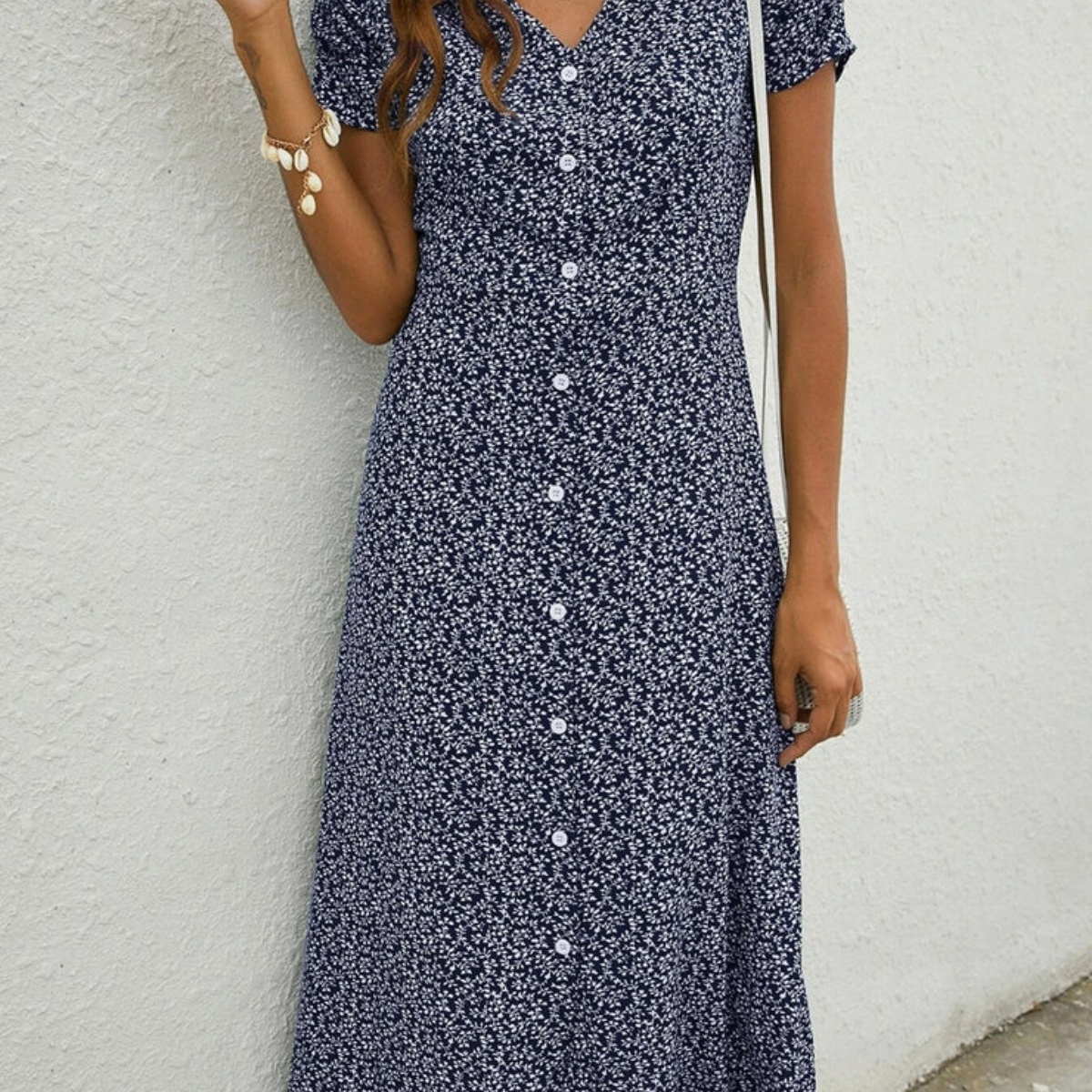 Zavando | Luftiges Sommerkleid | Midi