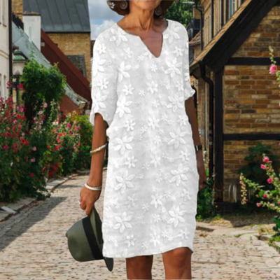 Zavando | Damen Party Midikleid | A linie