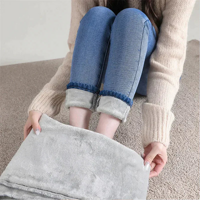 Zavando | Damen Skinny Jeans | Thermo