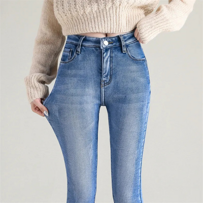Zavando | Damen Skinny Jeans | Thermo