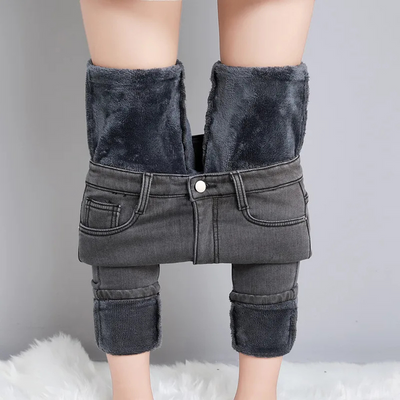Zavando | Damen Skinny Jeans | Thermo