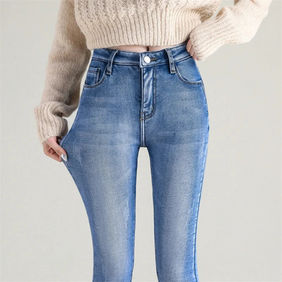 Zavando | Damen Skinny Jeans | Thermo