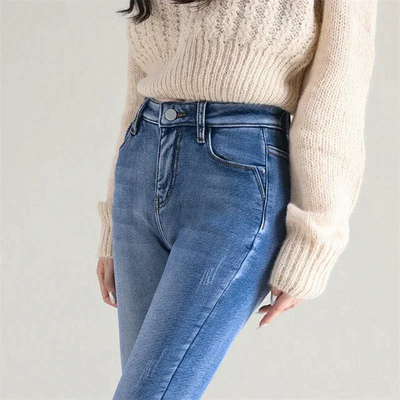 Zavando | Damen Skinny Jeans | Thermo