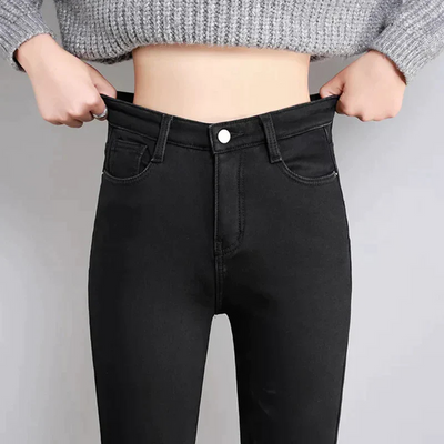 Zavando | Damen Skinny Jeans | Thermo