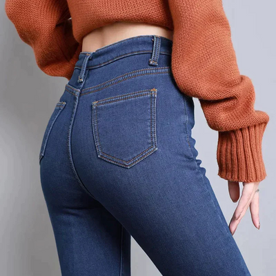 Zavando | Damen Skinny Jeans | Thermo