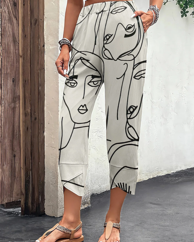 Zavando | Damen Weite Hosen | Elegant