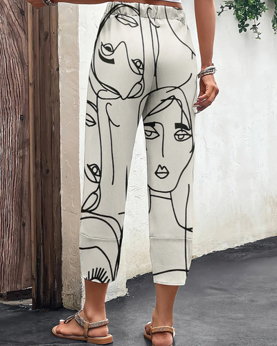 Zavando | Damen Weite Hosen | Elegant