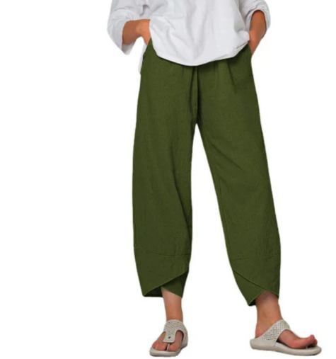 Zavando | Damen Sommer Weite Hosen | Leichtgewicht