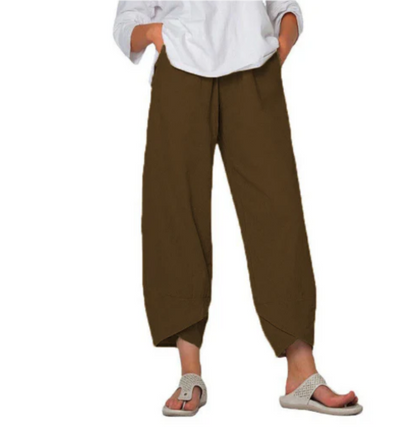 Zavando | Damen Sommer Weite Hosen | Leichtgewicht