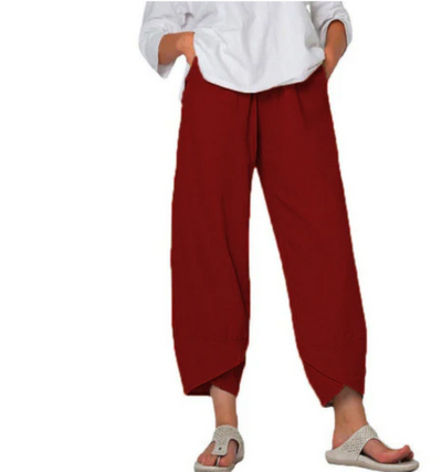 Zavando | Damen Sommer Weite Hosen | Leichtgewicht