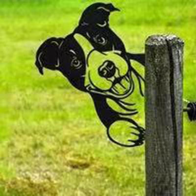 Metall-Kunstwerk für den Garten im Freien, Bauernhof, guckende Ziege, Innendekoration