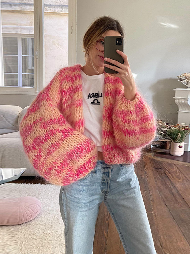 Zavando - Strickjacke Farbenfroh & Fröhlich