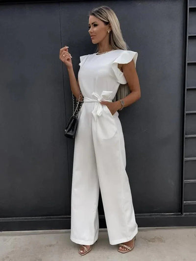 Zavando – Stylischer Jumpsuit mit weitem Bein