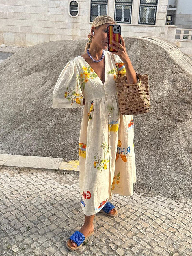 Zavando - Schmeichelhaftes Sommerkleid