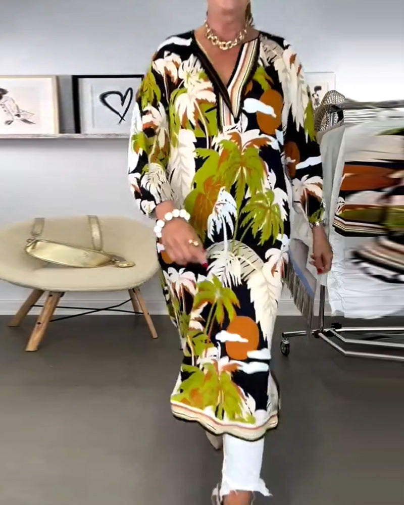 Zavando - Tropical Lose Kleid