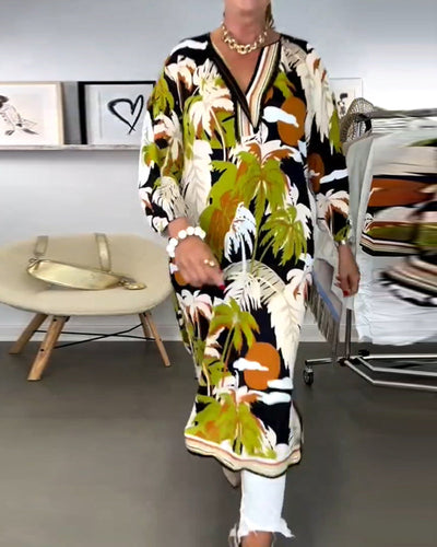 Zavando - Tropical Lose Kleid