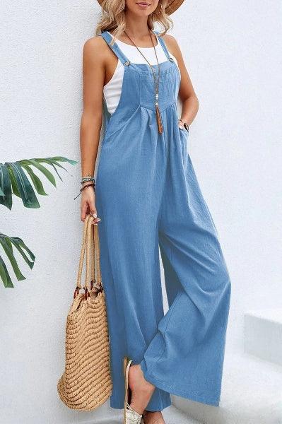 Zavando – Stylischer Overall mit weitem Bein