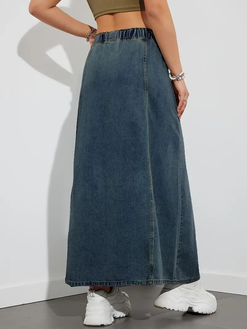 Zavando – Maxi-Jeansrock