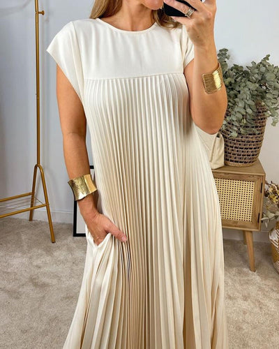 Zavando - Ärmelloses plissiertes Kleid