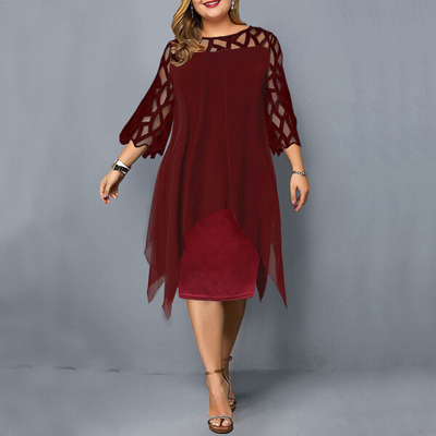 Zavando | Schwarz Partykleid | Midi