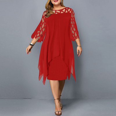 Zavando | Schwarz Partykleid | Midi