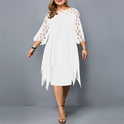 Zavando | Schwarz Partykleid | Midi