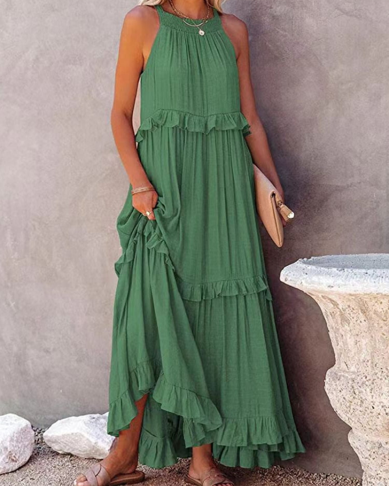 Zavando | Elegantes Sommerkleid | Maxi