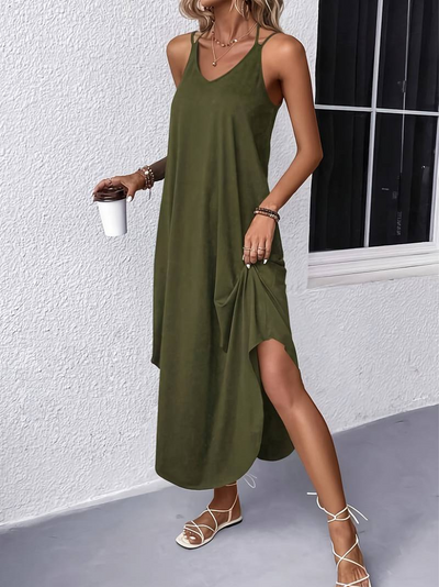 Zavando | Strand Sommerkleid | Midi